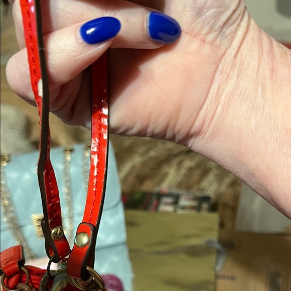 Blue Quilted Chain Bag EUC Coach Wristlet with NWT Marc Jacob & Jeffree Star Set - Picture 11 of 16